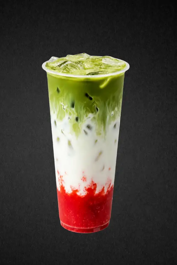 Strawberry Matcha Latte